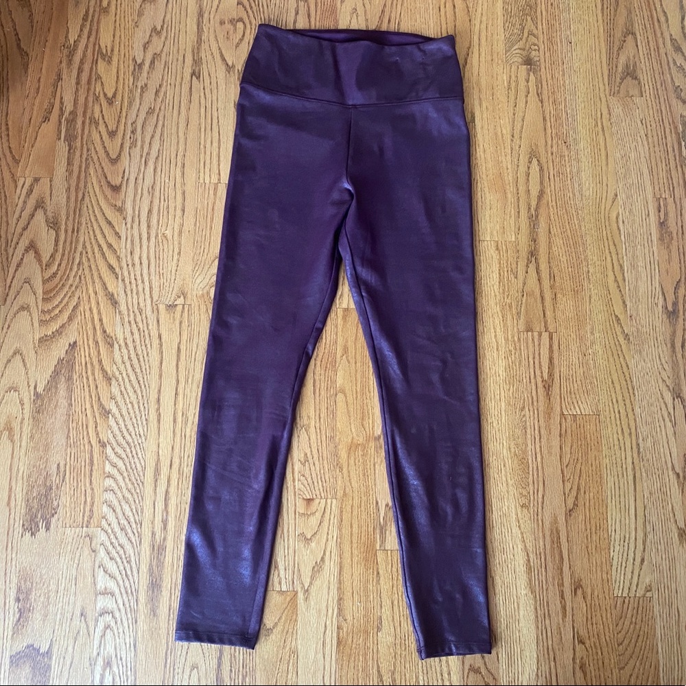 Simply Vera Vera Wang Faux Leather Stretch Pants Dressy M Medium